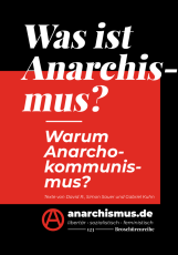 Broschüre 1: David R. / Simon Sauer / Gabriel Kuhn - Was ist Anarchismus? - Warum Anarchokommunismus?