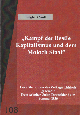 V108: Siegbert Wolf - Kampf der Bestie Kapitalismus und dem Moloch Staat