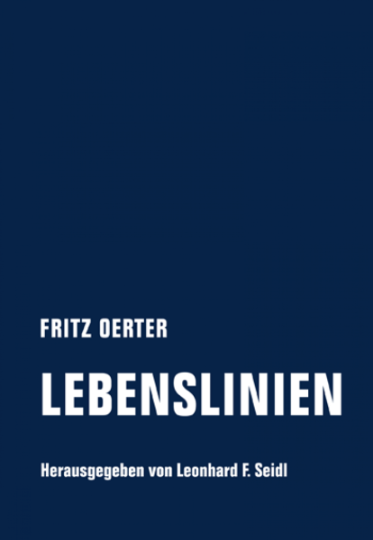 B769: Fritz Oerter - Lebenslinien