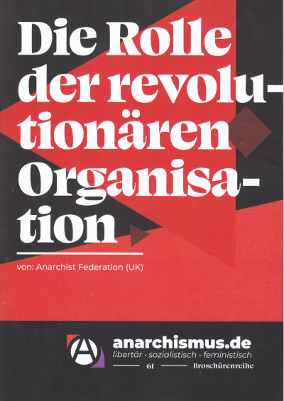 V 61: anarchismus.de - Die Rolle der revolutionären Organisation