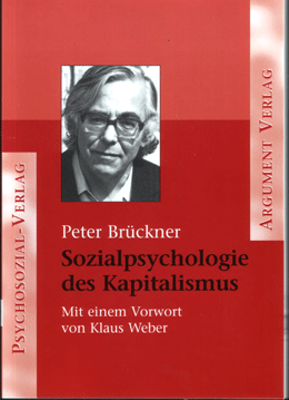 B856: Brückner, P.: Sozialpsychologie des Kapitalismus